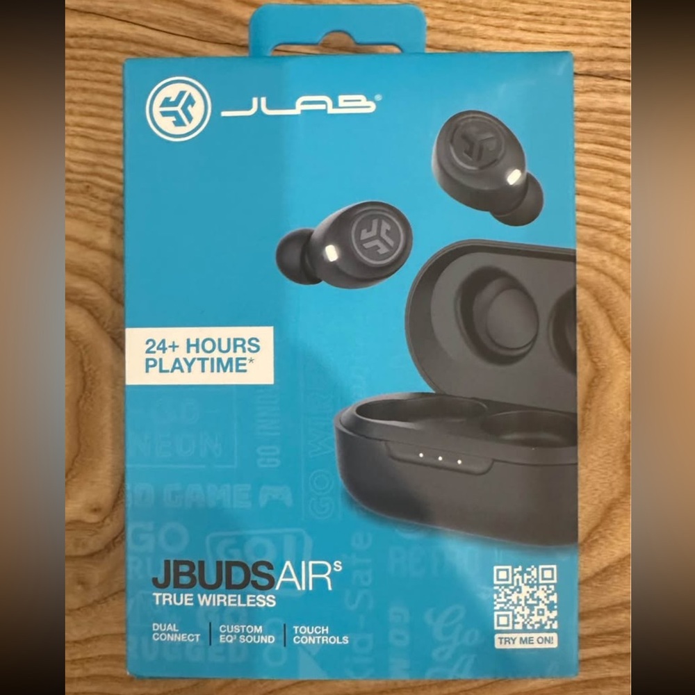 JLab JBuds Air True Wireless Earbud Headphones - Black